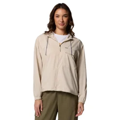 Skien Valley Hooded LS Sommer- og myggejakke, dame (Dark Stone)-COLUMBIA Online