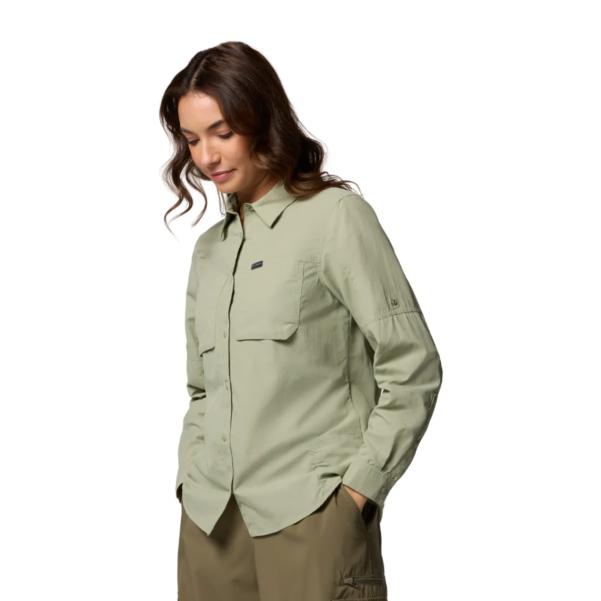 Skien Valley LS Shirt, dame (Safari)-COLUMBIA Outlet