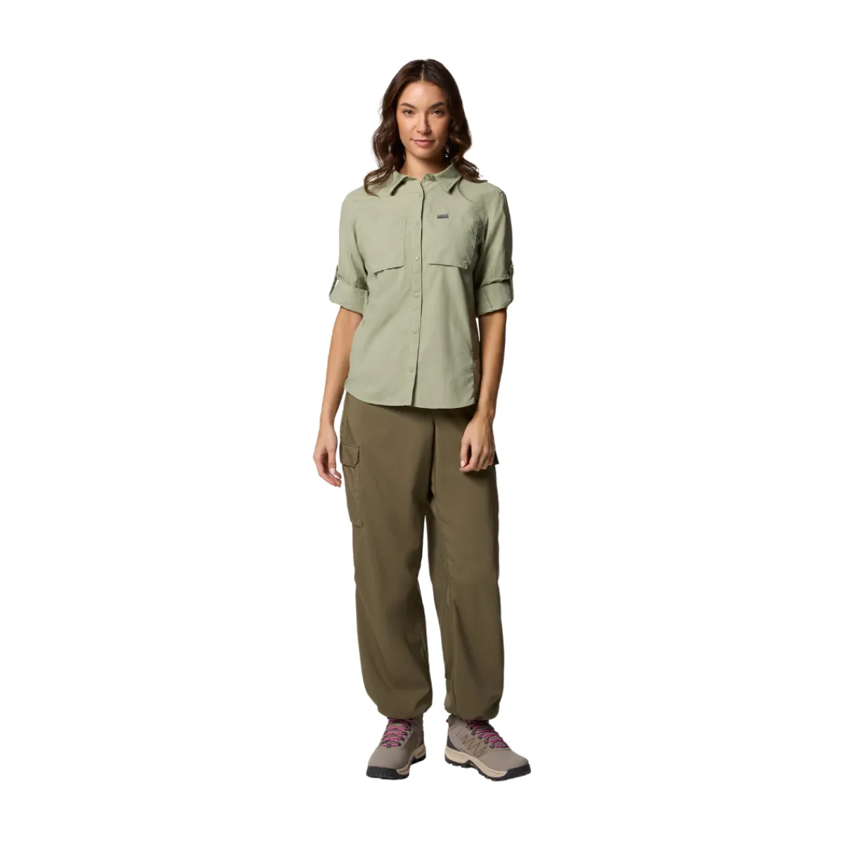 Skien Valley LS Shirt, dame (Safari)-COLUMBIA Outlet
