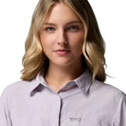Skien Valley LS Shirt, dame (Lavender)-COLUMBIA