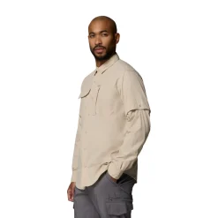 Skien Valley LS Skjorte, herre (Accient Fossil)-COLUMBIA Discount
