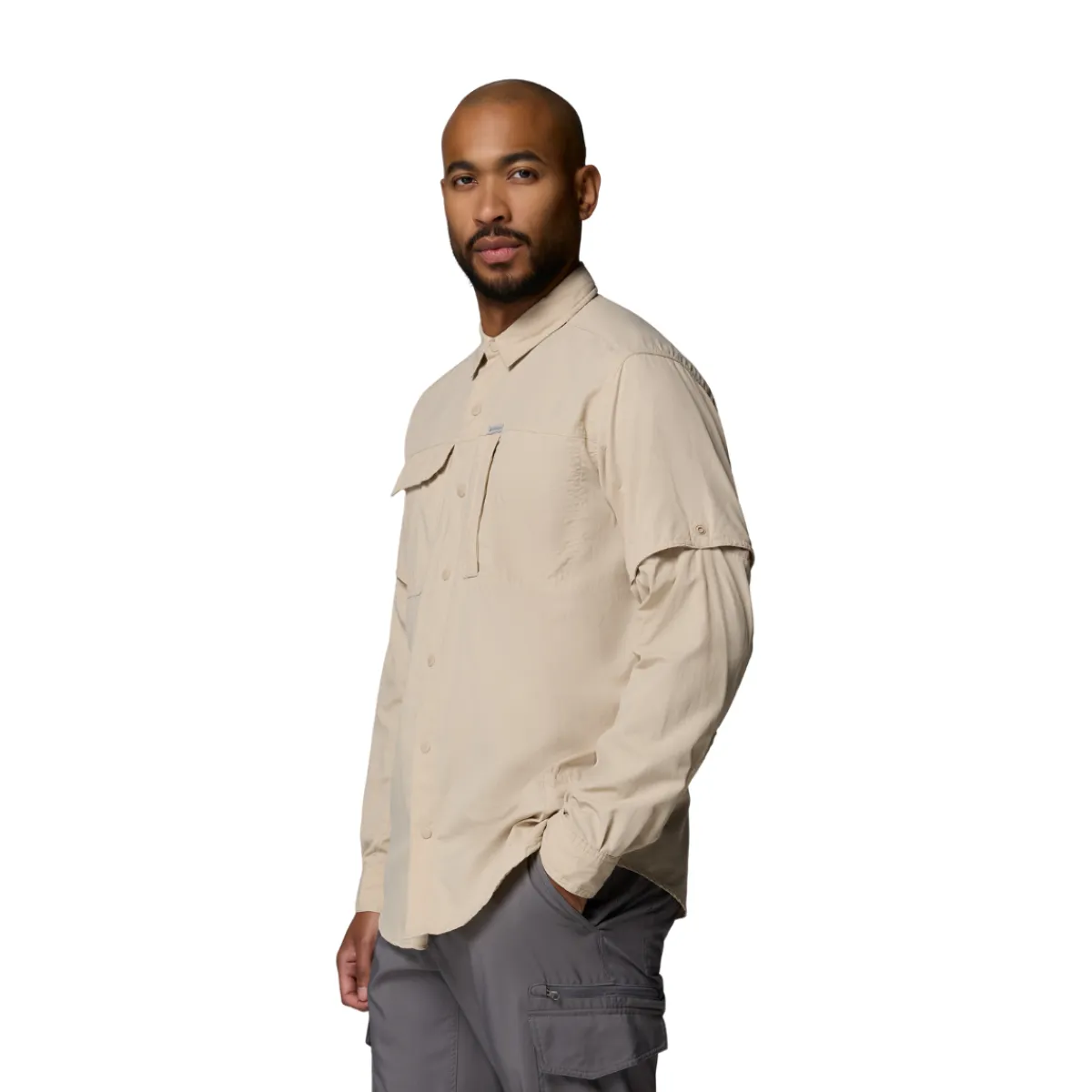 Skien Valley LS Skjorte, herre (Accient Fossil)-COLUMBIA Discount