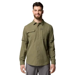 Skien Valley LS Skjorte, herre (Stone Green)-COLUMBIA Outlet