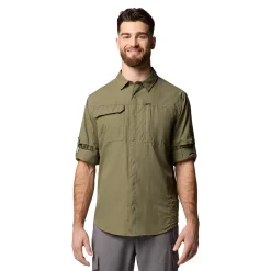 Skien Valley LS Skjorte, herre (Stone Green)-COLUMBIA Outlet