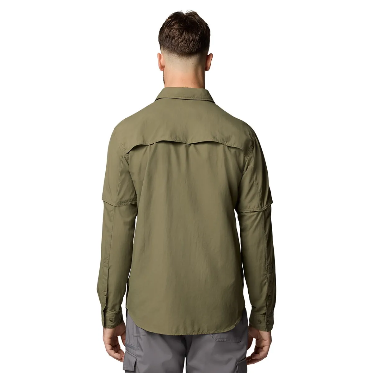 Skien Valley LS Skjorte, herre (Stone Green)-COLUMBIA Outlet