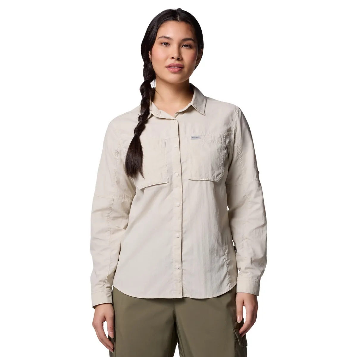 Skien Valley LS Skjorte, dame (Dark Stone)-COLUMBIA Clearance