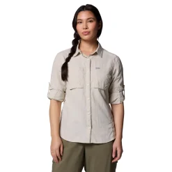 Skien Valley LS Skjorte, dame (Dark Stone)-COLUMBIA Clearance