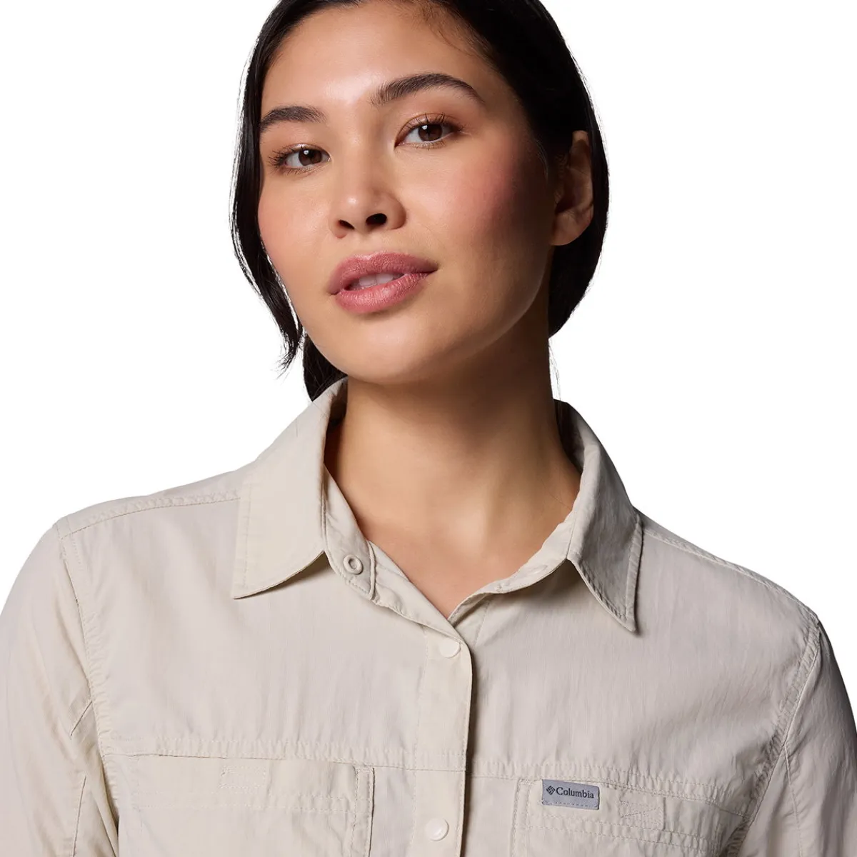 Skien Valley LS Skjorte, dame (Dark Stone)-COLUMBIA Clearance