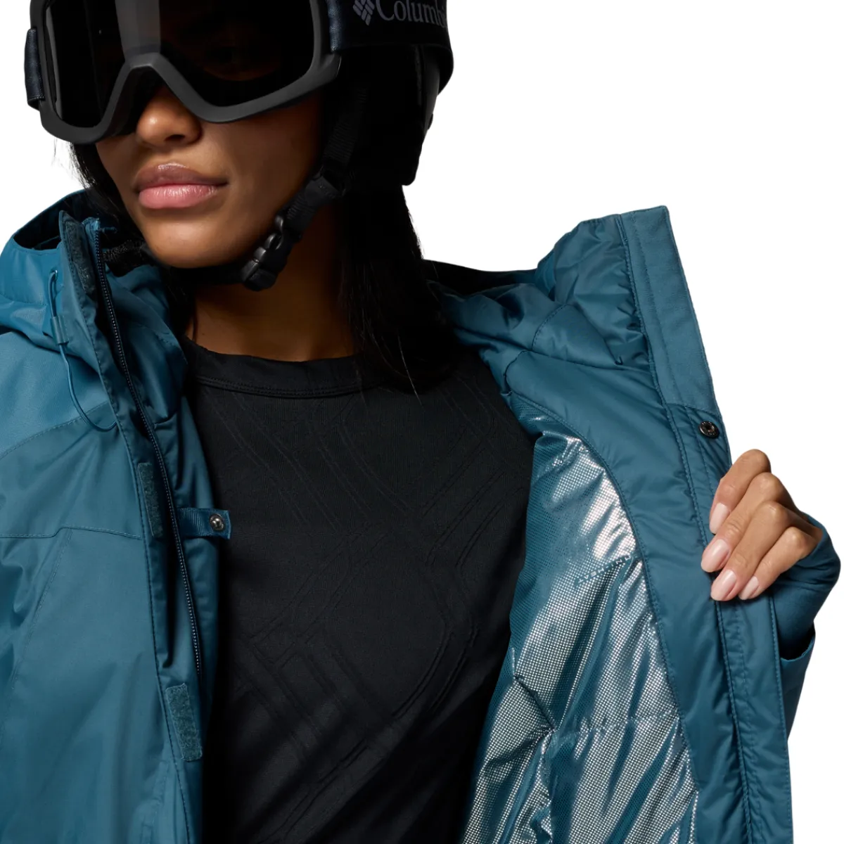 Snowy Summit Insulated skijakke, dame (Everblue Dobby)-COLUMBIA Clearance