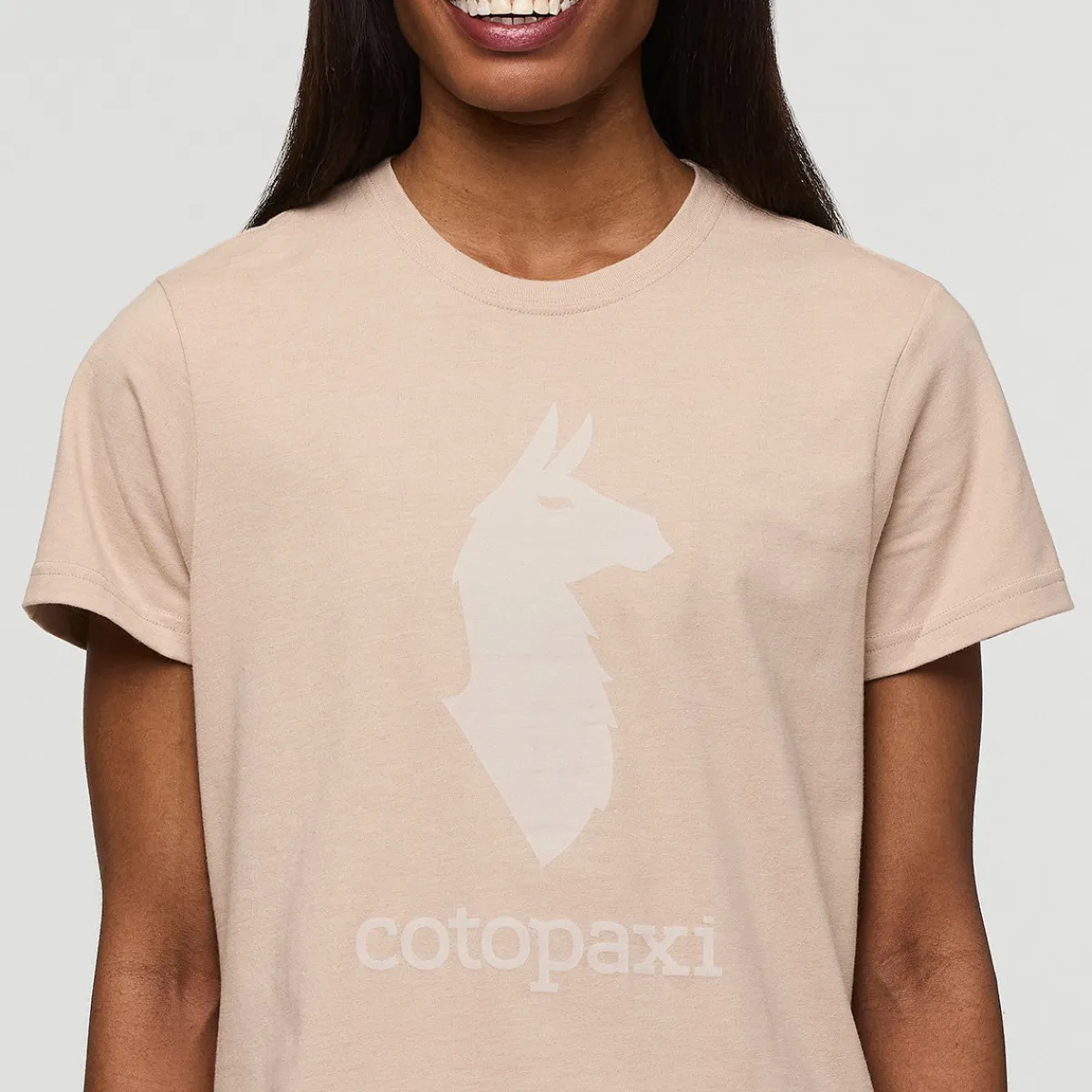 Cotapaxi Llama T-shirt, dame (Oatmeal)-COTOPAXI New