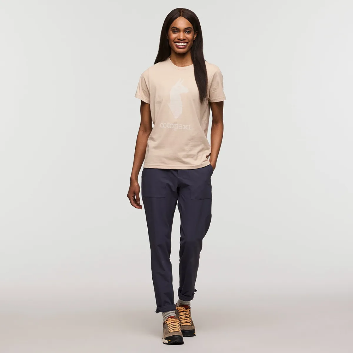 Cotapaxi Llama T-shirt, dame (Oatmeal)-COTOPAXI New