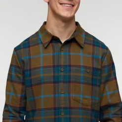 Quedo Flannel skjorte, herre (Live Oak Plaid)-COTOPAXI Discount