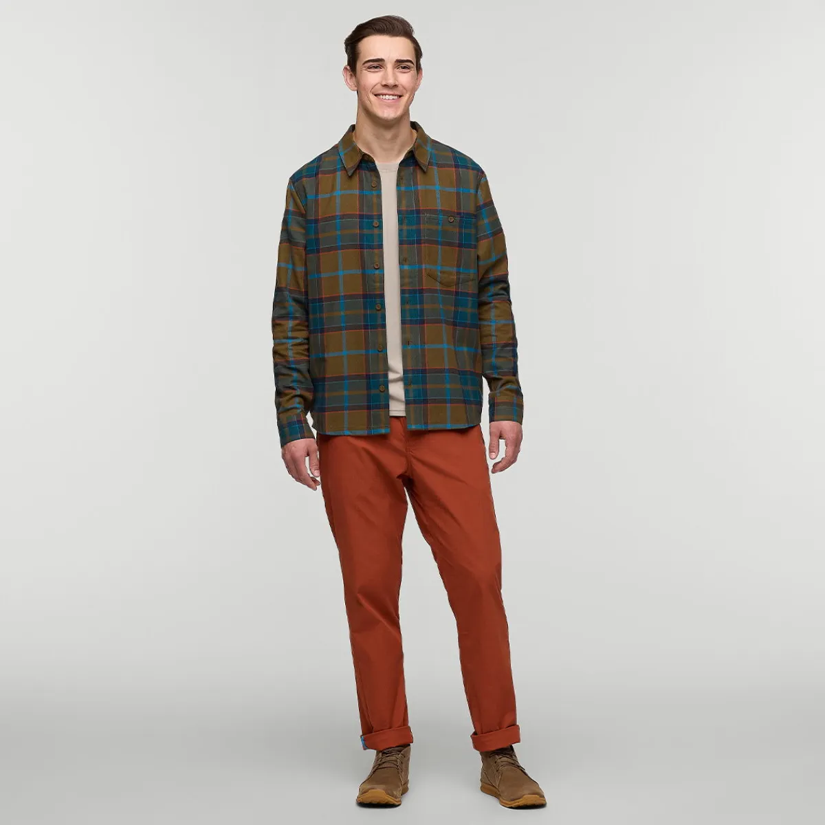 Quedo Flannel skjorte, herre (Live Oak Plaid)-COTOPAXI Discount