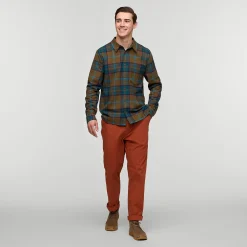 Quedo Flannel skjorte, herre (Live Oak Plaid)-COTOPAXI Discount