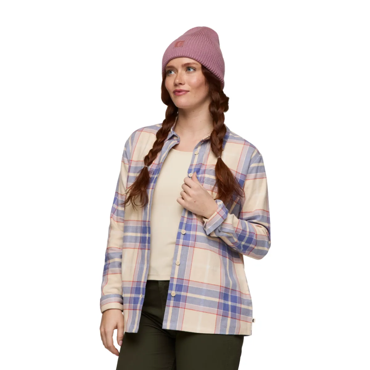 Quedo Flannel Skjorte, dame (Cream)-COTOPAXI New