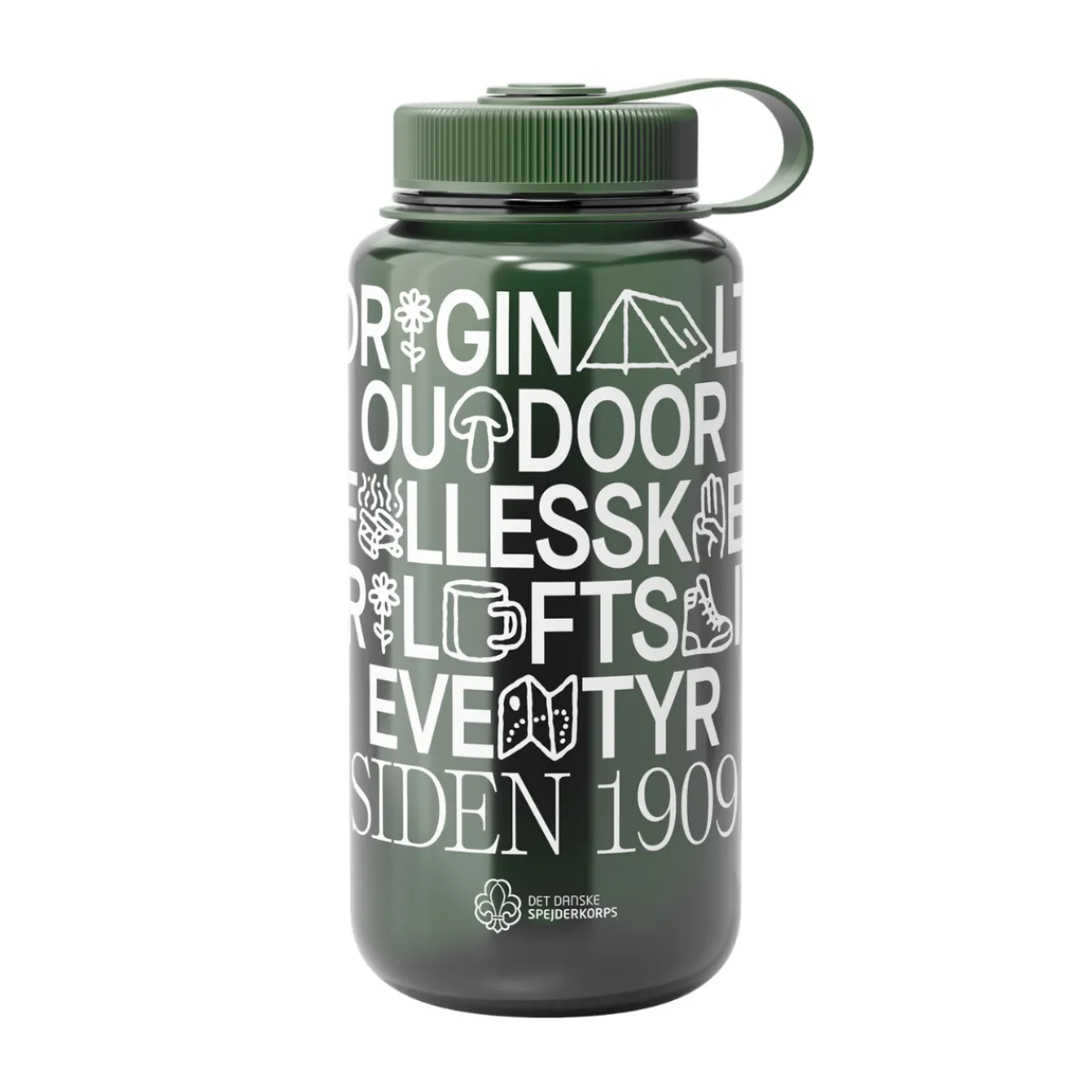 DDS x Nalgene Wide Mouth Sustain drikkedunk 1,0L (Jade)-DET DANSKE SPEJDERKO Best