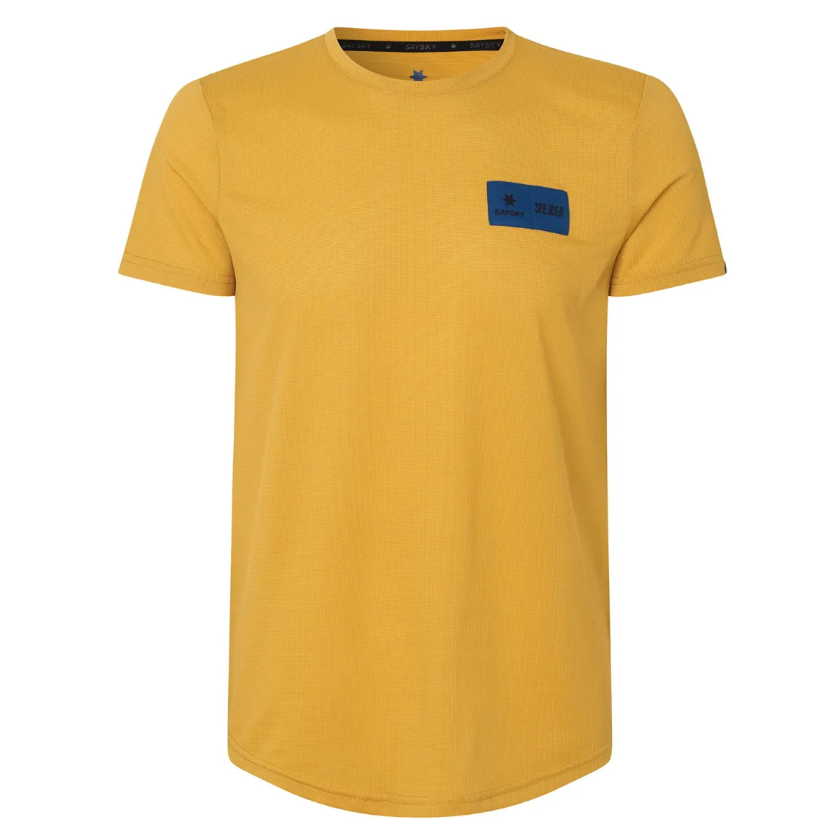 DDS x Saysky Logo Combat Short Sleeve T-shirt (Yellow)-DET DANSKE SPEJDERKO Sale