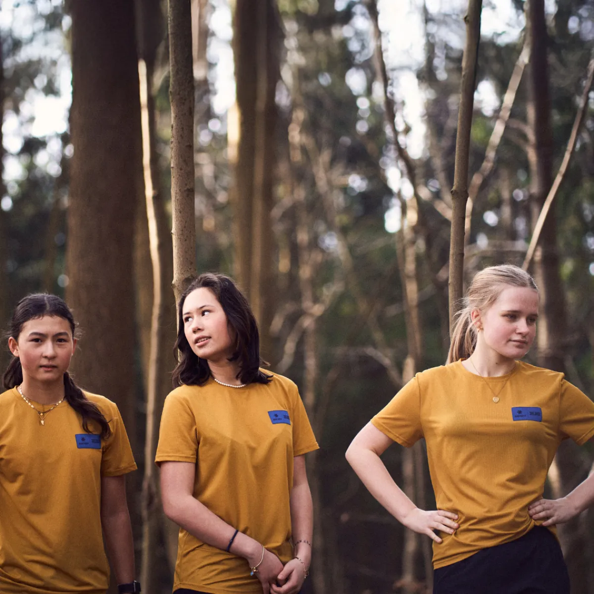 DDS x Saysky Logo Combat Short Sleeve T-shirt (Yellow)-DET DANSKE SPEJDERKO Sale