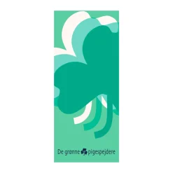 De grønne pigespejdere flag, 150 x 350 cm-DEGRØNNEPIGESPEJDERE