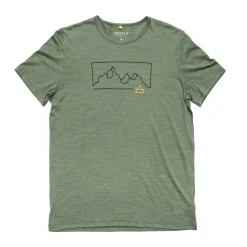 Active Merino 130 "Outline" T-shirt, herre (Forest)-DEVOLD Hot