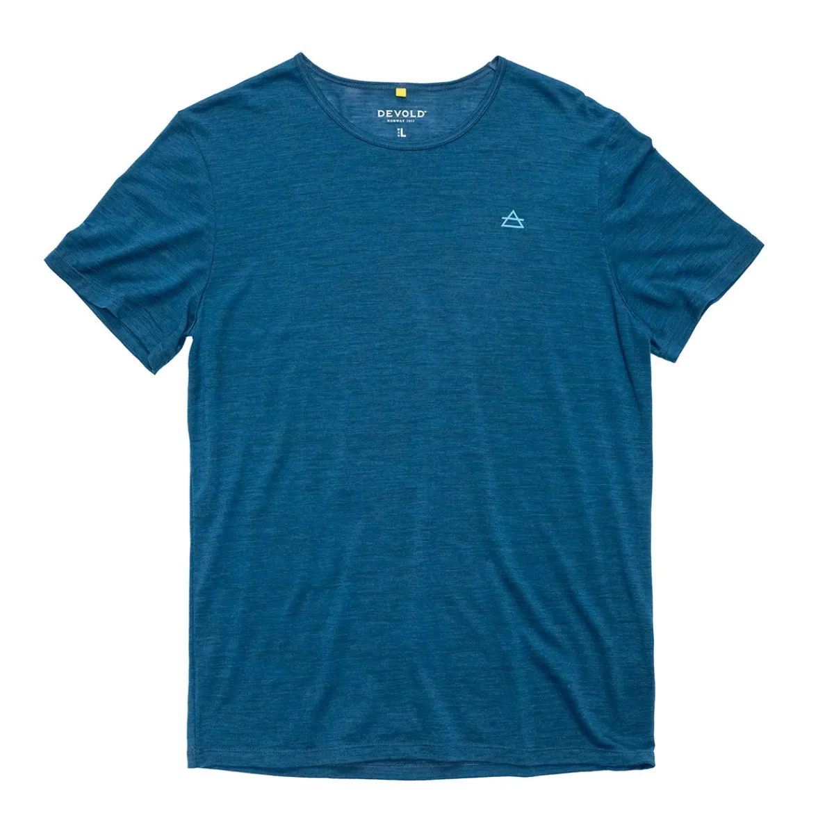 Active Merino 130 T-shirt, herre (Skydiver Dark)-DEVOLD Outlet