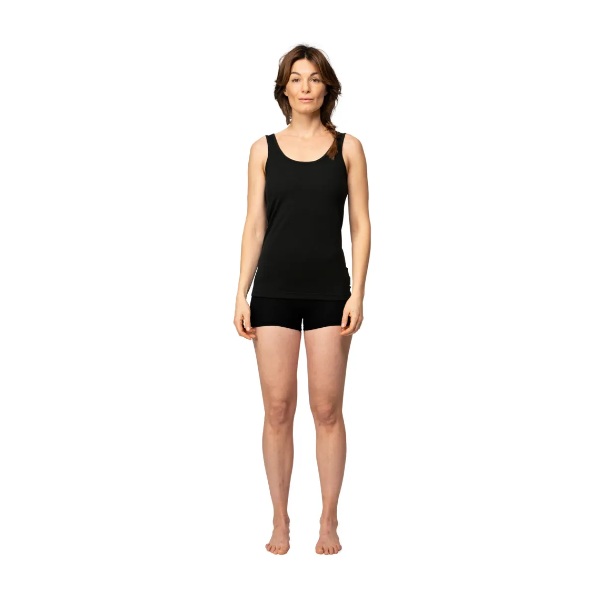 Breeze Merino 150 Tank / Singlet, dame (Black)-DEVOLD Sale