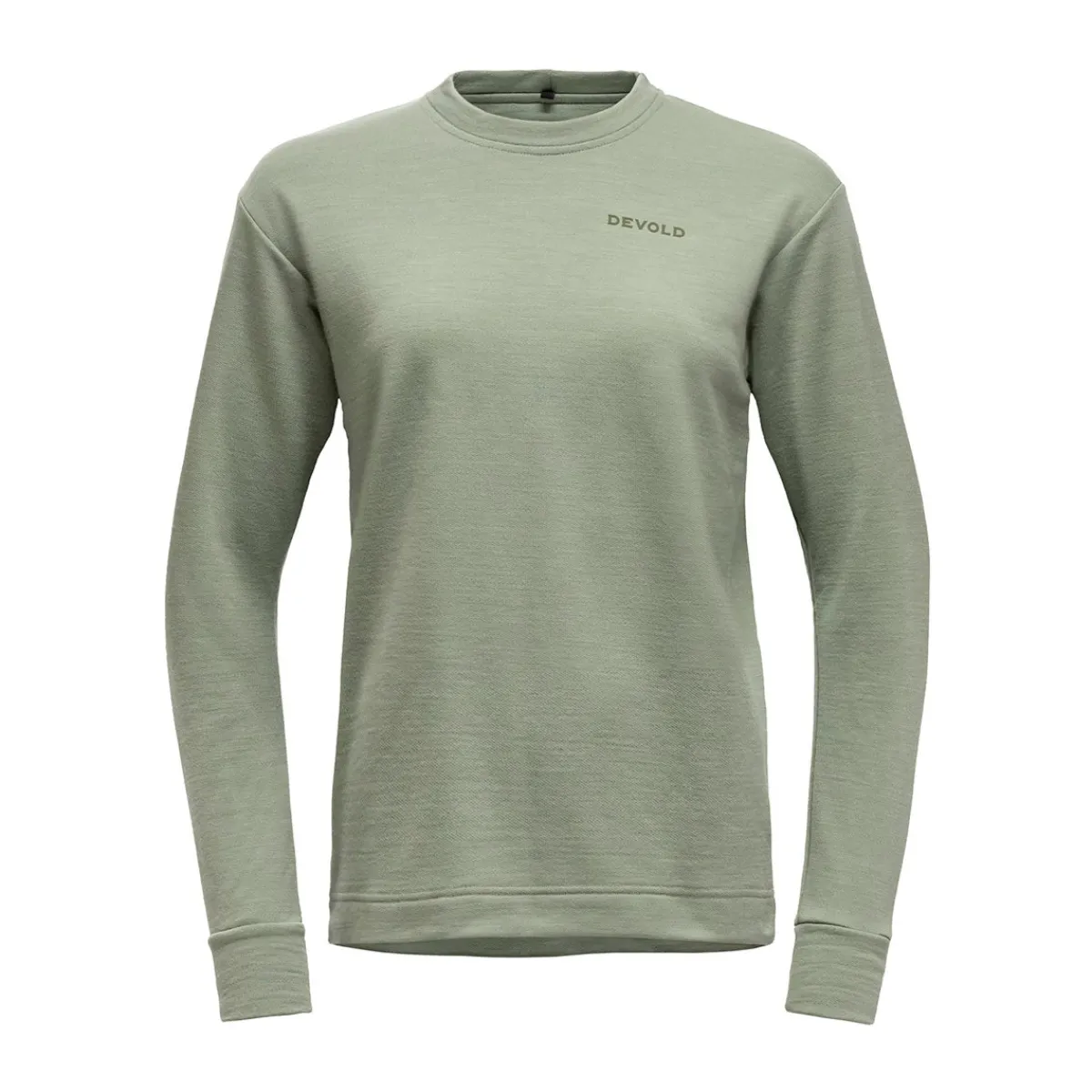 Everyday Merino 210 Crew, dame (Fog)-DEVOLD Outlet