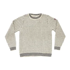 Islender Refined sweater (Offwhite Ink)-DEVOLD Best