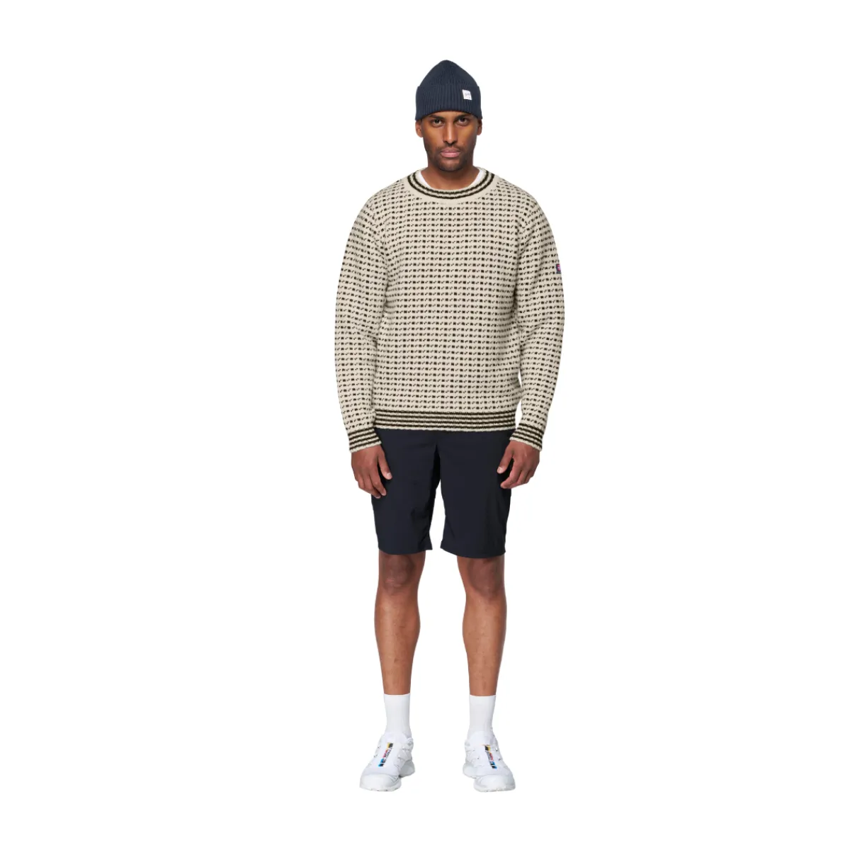 Islender Refined sweater (Offwhite Ink)-DEVOLD Best