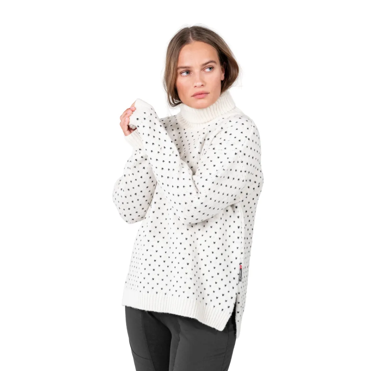 Sørisen Wool High Neck Sweater, dame-DEVOLD Outlet
