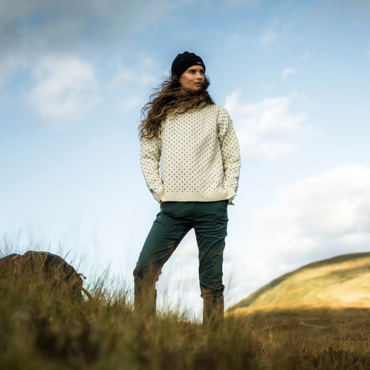 Sørisen Wool High Neck Sweater, dame-DEVOLD Outlet