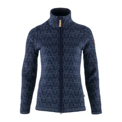 Fjällräven Snow Cardigan, dame (Dark Navy)-FJÄLLRÄVEN