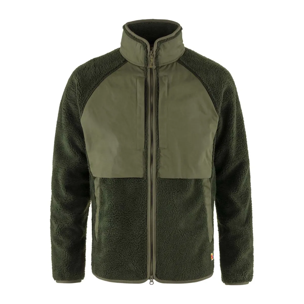 Fjällräven Vardag Pile Fleece, herre (Deep Forest / Laurel Green)-FJÄLLRÄVEN New
