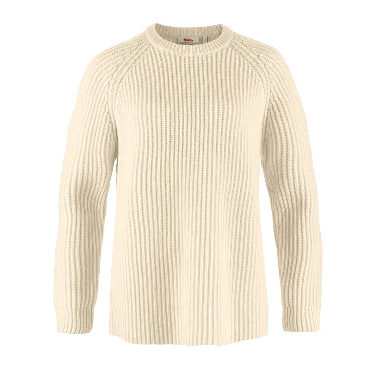 Fjällräven Övik Rib Sweater, dame (Chalk White)-FJÄLLRÄVEN Sale
