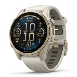 Fenix 8 AMOLED Sapphire, 43 mm (Soft Gold)-GARMIN Best