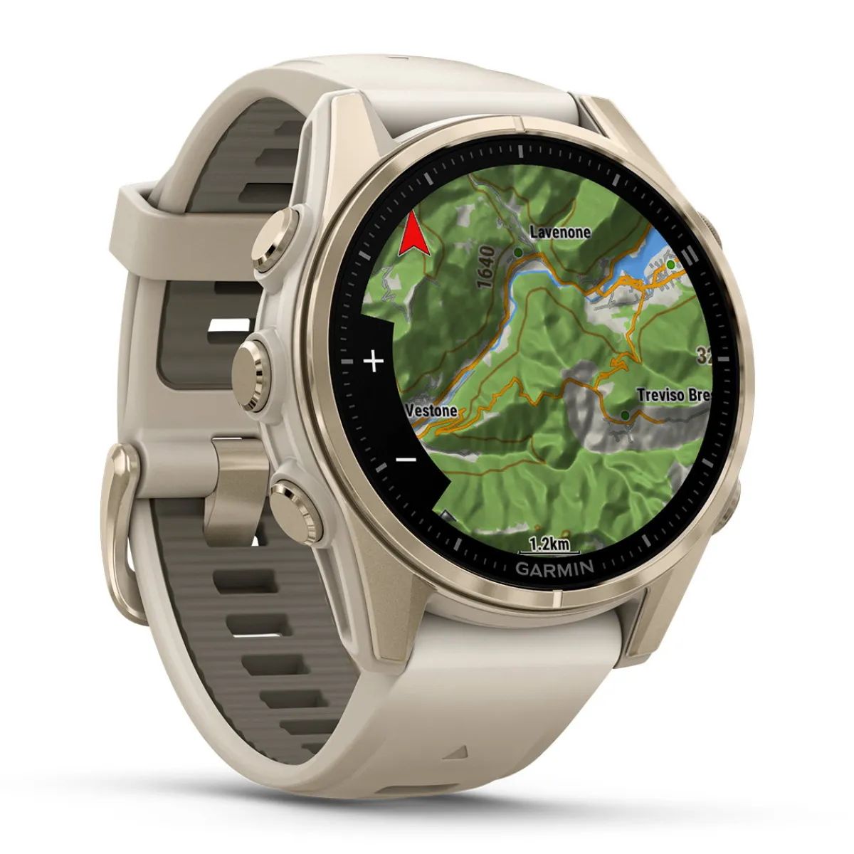 Fenix 8 AMOLED Sapphire, 43 mm (Soft Gold)-GARMIN Best