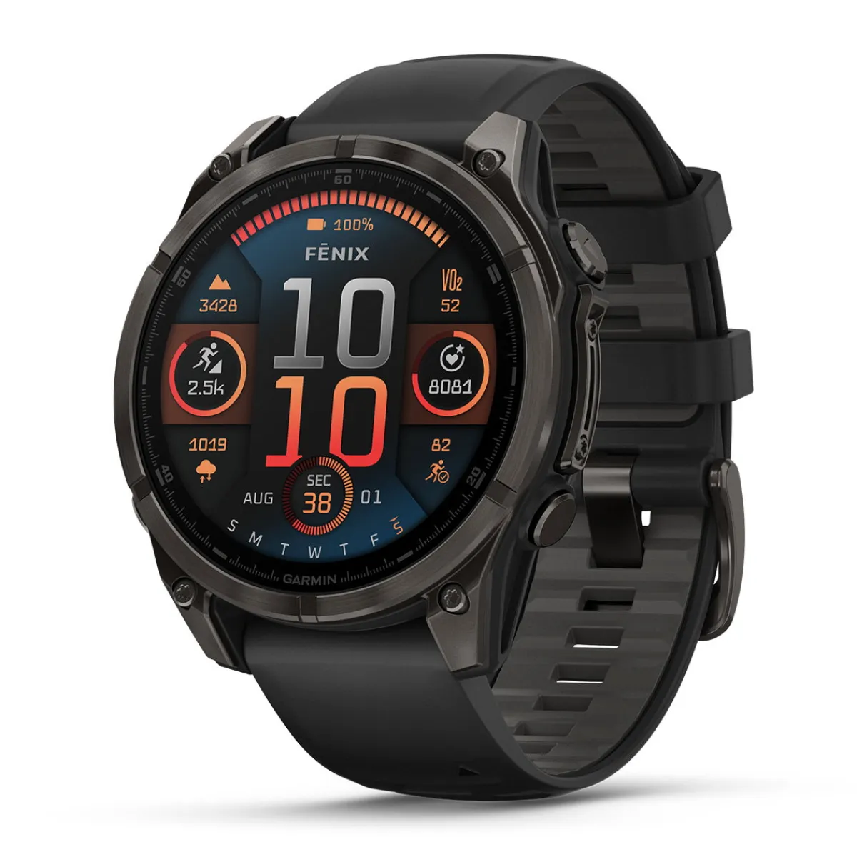 Fenix 8 AMOLED Sapphire, 47 mm (Carbon Grey)-GARMIN