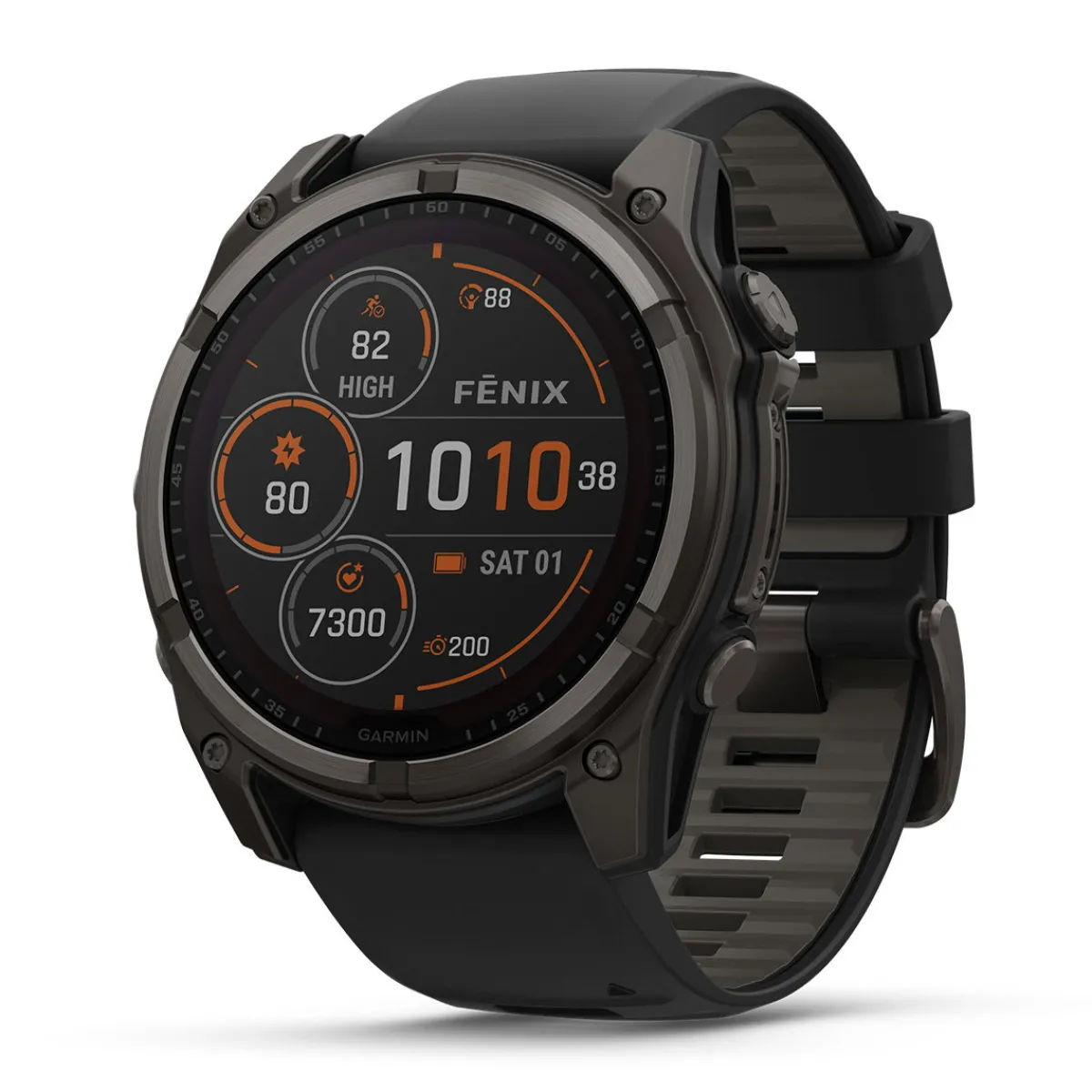 Fenix 8 Sapphire Solar, 51mm (Carbon Grey)-GARMIN Online