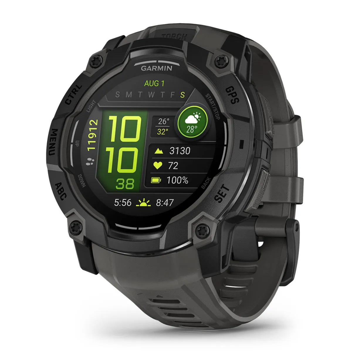 Instinct 3 AMOLED, 50mm (Black)-GARMIN