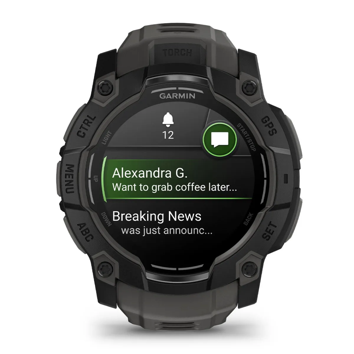 Instinct 3 AMOLED, 50mm (Black)-GARMIN