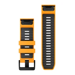 26mm QuickFit Silicone urrem (Spark Orange / Graphite)-GARMIN Discount