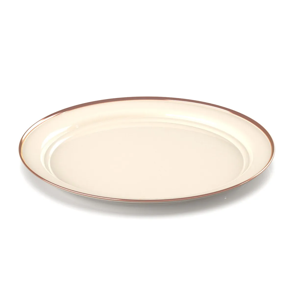 Mesa Enamelware Plate / flad tallerken (Cream)-GSI Best