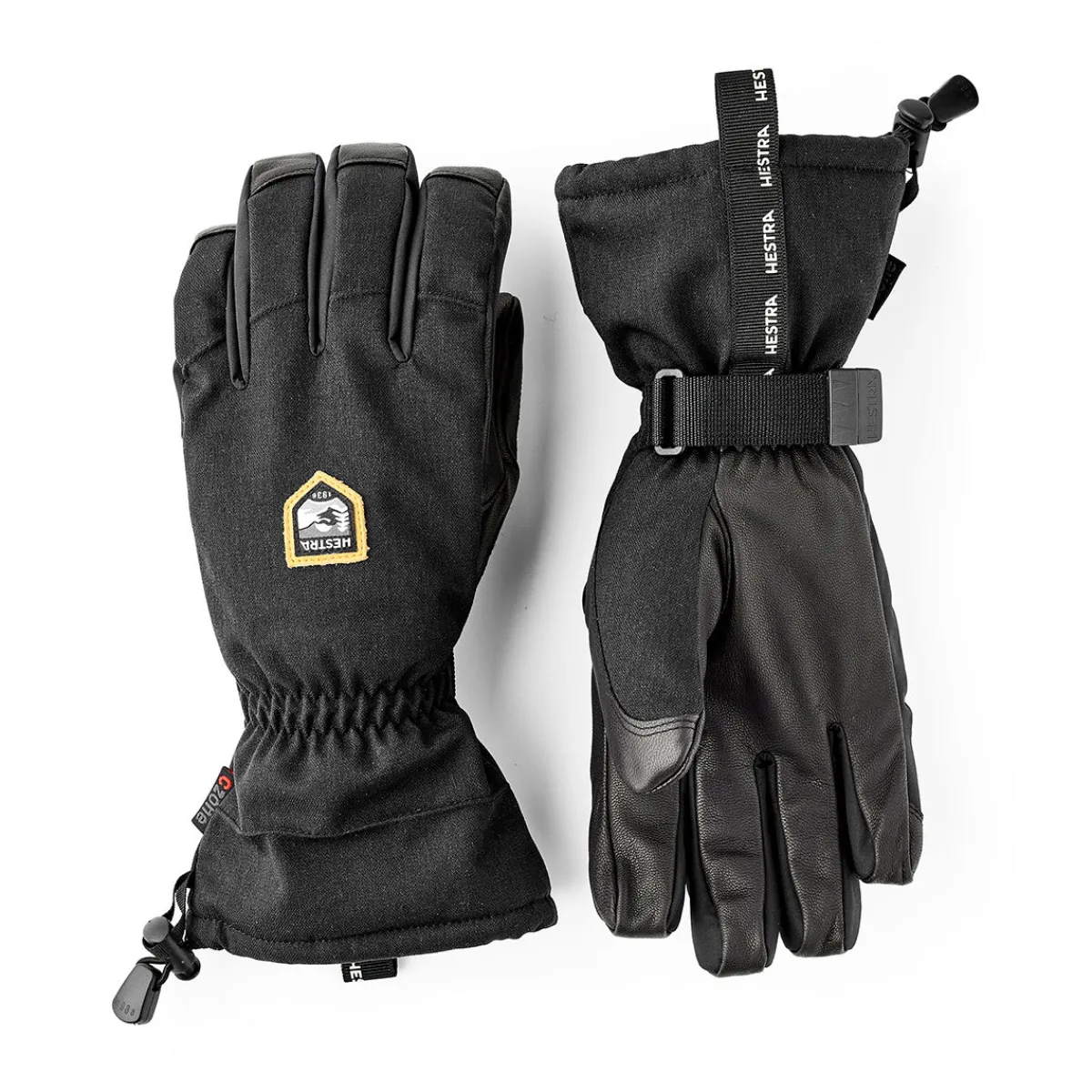 All Mountain Czone 5-finger skihandske, herre (Black)-HESTRA Clearance