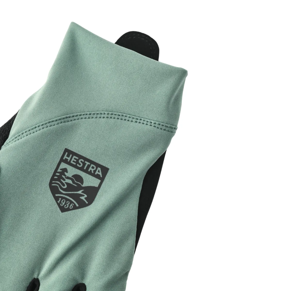 Apex Short 5-Finger Cykelhandsker (Silver Green)-HESTRA New