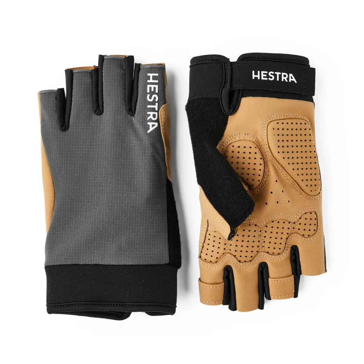 Bike Guard D3O Short 5-Finger Cykelhandsker (Grey)-HESTRA Best