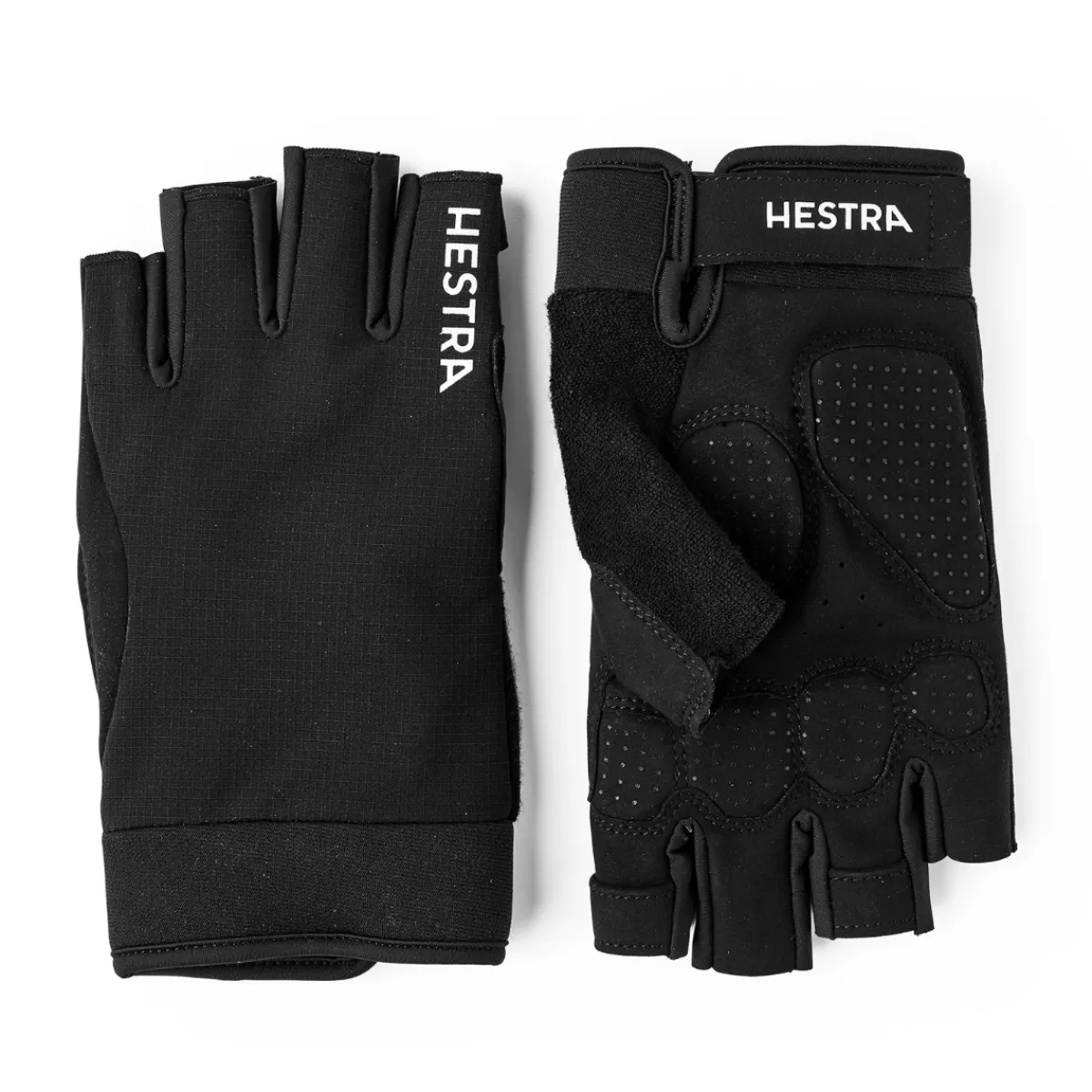 Bike Guard D3O Short 5-Finger Cykelhandsker (Black)-HESTRA Hot