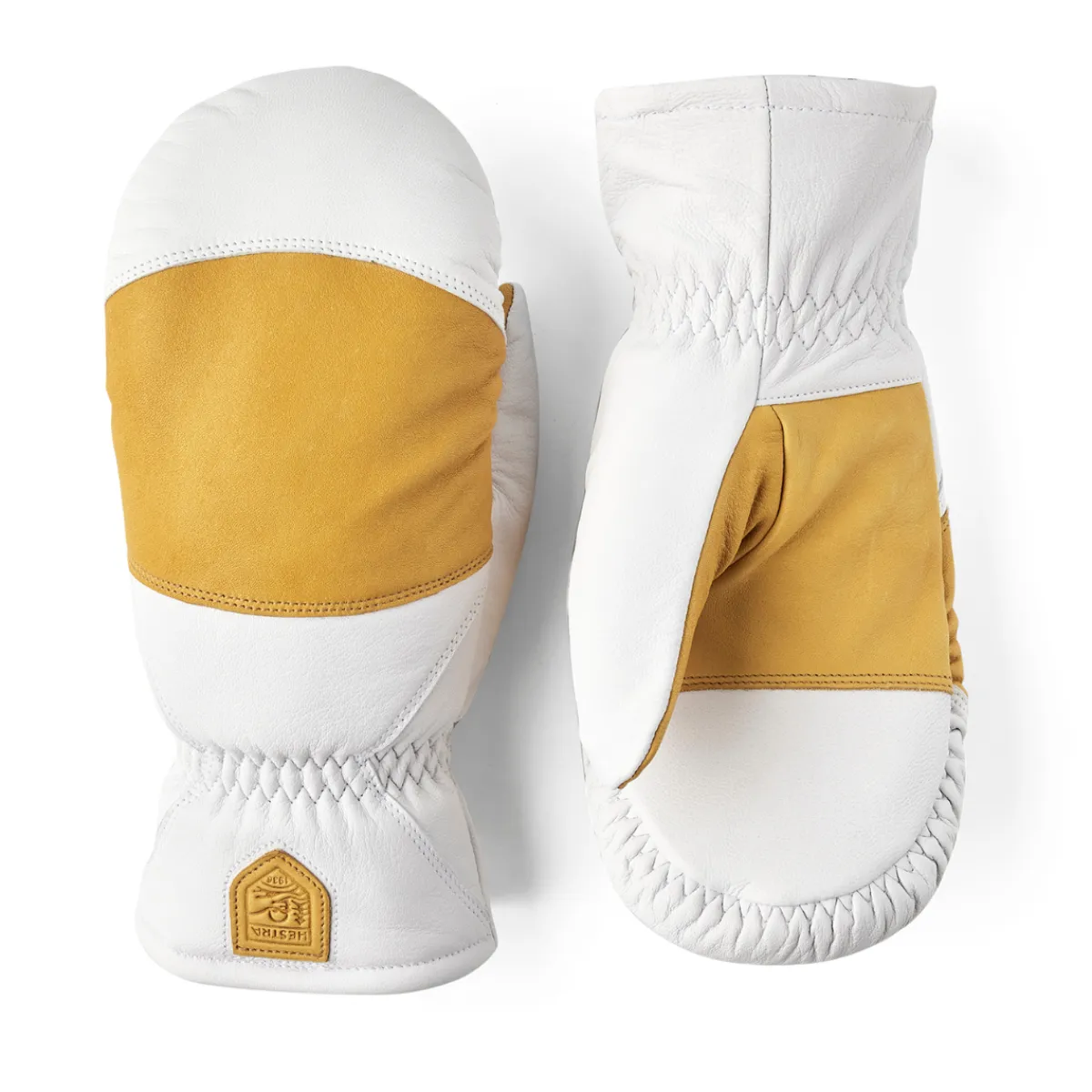 reMix Læderluffer (Tan Offwhite)-HESTRA Discount