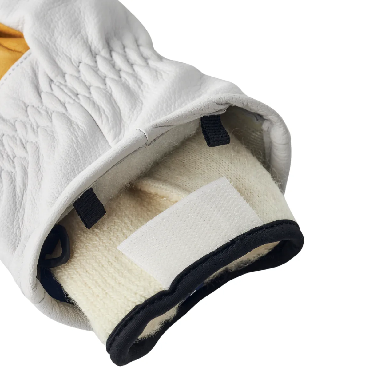 reMix Læderluffer (Tan Offwhite)-HESTRA Discount