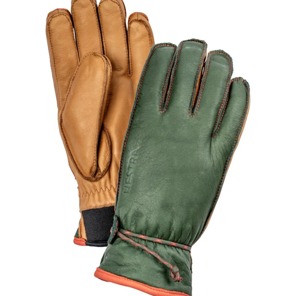 Wakayama skihandske (Green Brown)-HESTRA Clearance