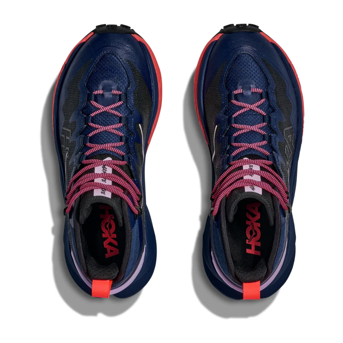 ONE ONE Mafate Hike vandrestøvle, dame (Midnight Blue / Neon Flame)-HOKA Hot